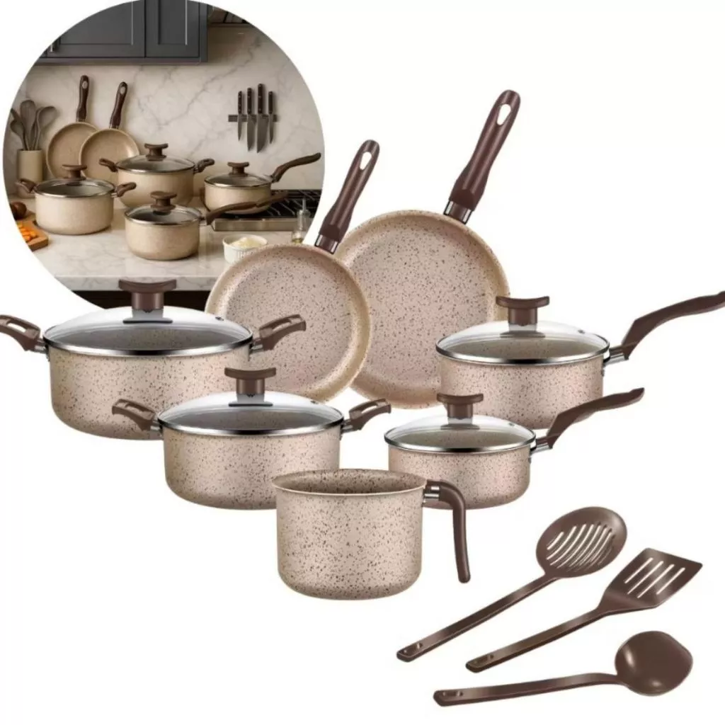 [AUTORIDADE] Jogo Panelas 10 Peças Premium ⭐