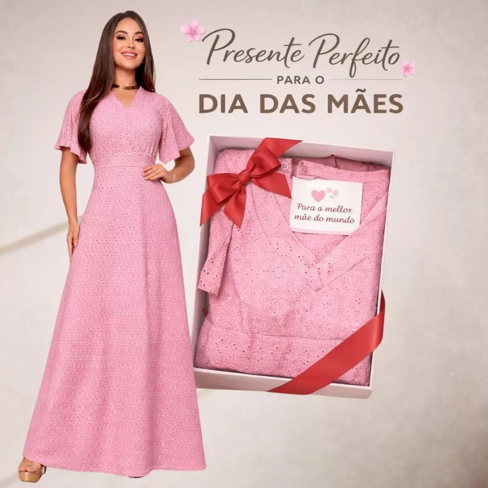[OFERTA] Vestido Elegante Dia das Mães +95% Satisfação 👗