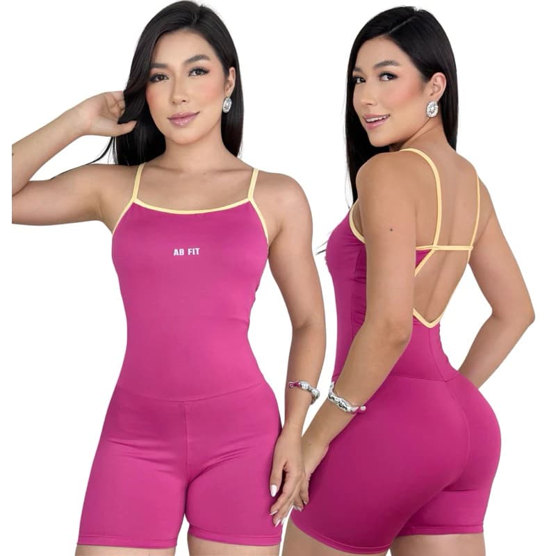 [AUTORIZADO] Macacão Fitness Feminino Zero Transparência 💪