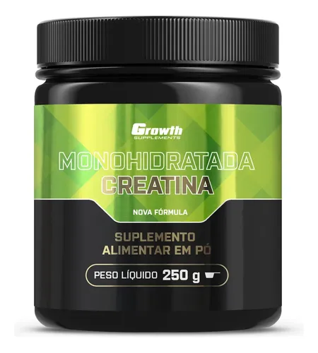 [CERTIFICADA] Creatina Growth 250g +40% 🏋️