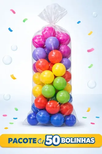 [PROMOÇÃO] 50 Bolinhas Coloridas Festa - 40% OFF 🎉