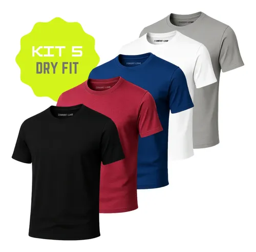 [AUTORIZADO] Kit 5 Camisas Térmica Academia - 60% OFF 🔥