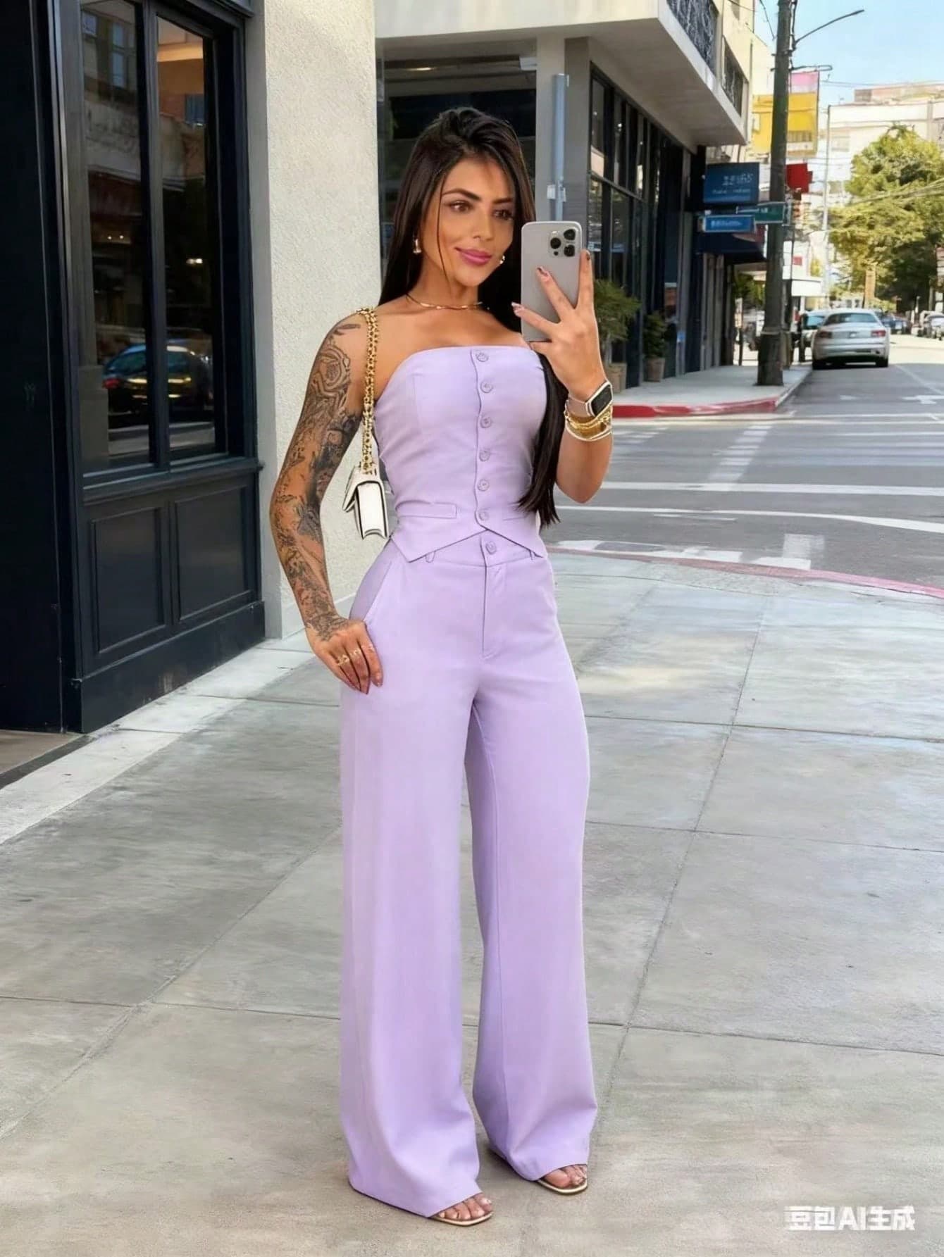 [AUTORIZADO] Top + Calça Alfaiataria Urban -50% 👗