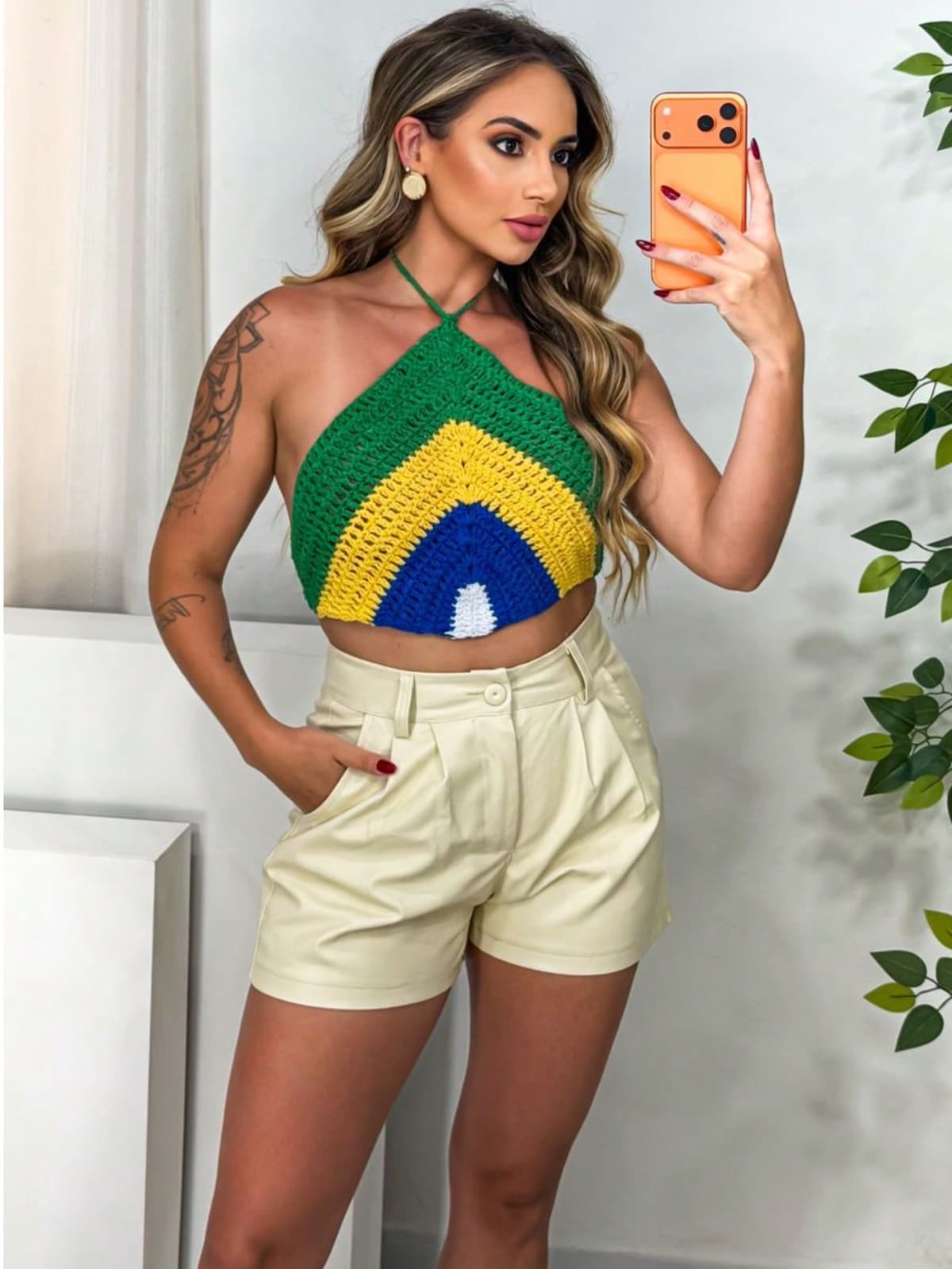 Top Crochê Feminino [MENOR PREÇO] Frente Única 🔥