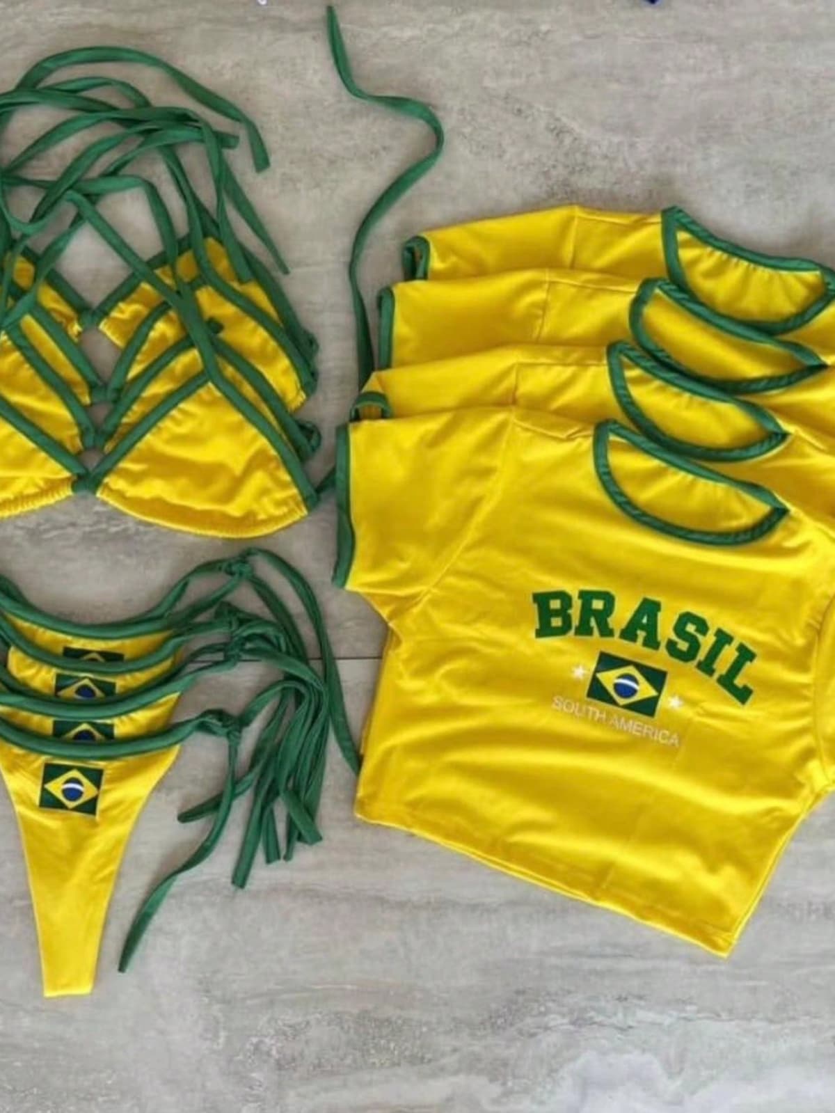 Conjunto 3 Peças Cropped Biquíni [OFERTA] 🔥