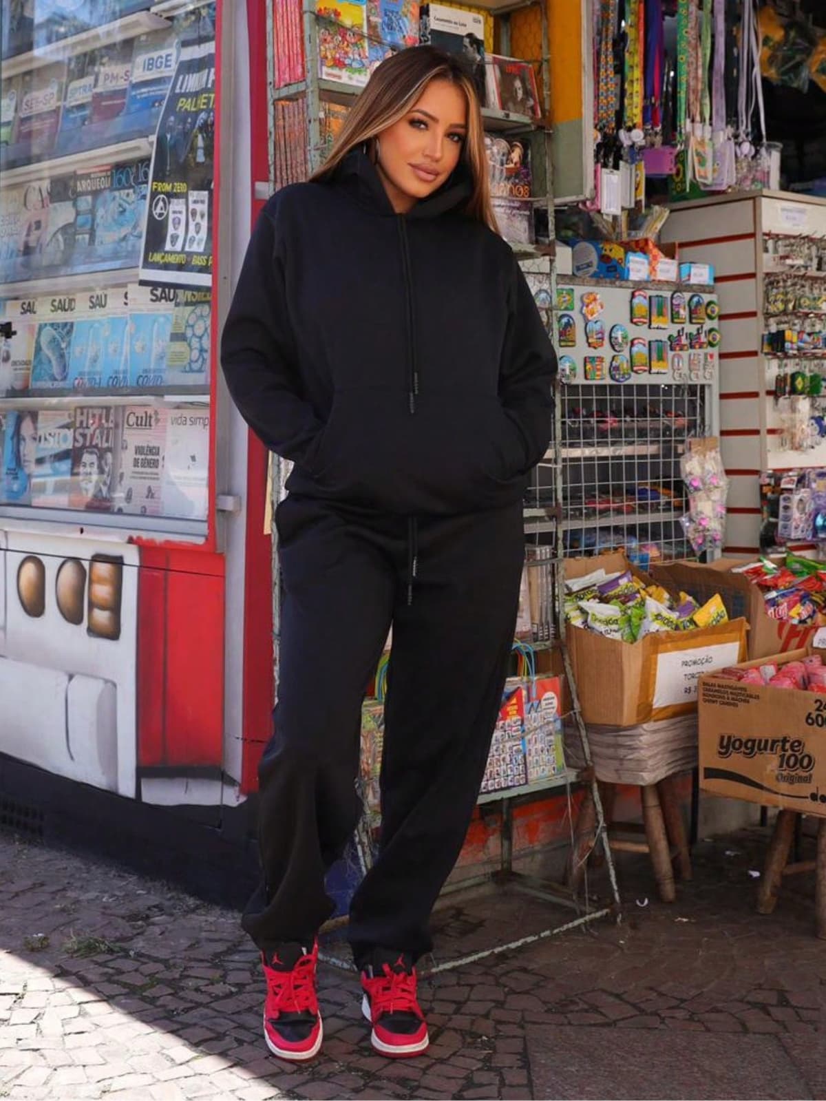 Moletom Feminino [MENOR PREÇO] Conjunto Inverno 🔥