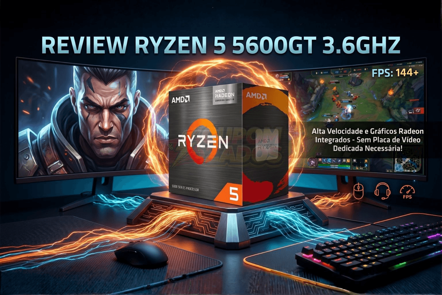 Ryzen 5 5600GT 3.6GHz - 6 Núcleos ⚡ na Kabum: Potência Real ou Marketing? Descubra Agora